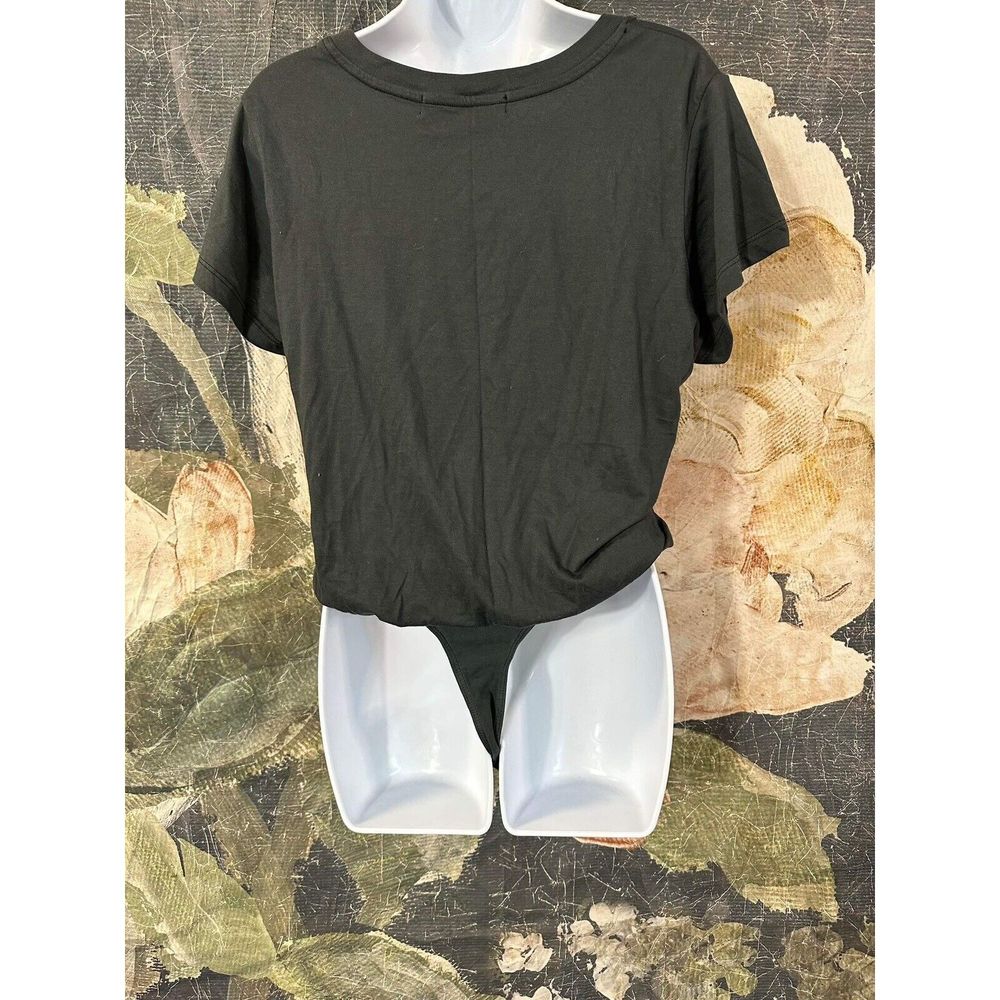 New Free People Leopard Tee Bodysuit Size M - Picture 3 of 5